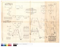 藏品(平,正面圖、左,右正面圖、出水口引水溝、護欄詳細圖、甲,乙式每块鋼筋數量)的圖片