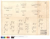 藏品(平,正面,展開圖、護欄詳細圖)的圖片