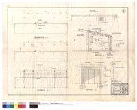 藏品(廢料棚增建平,背,剖面圖、基礎平面,鋼架結構平面圖、鉄捲門正,剖面圖)的圖片