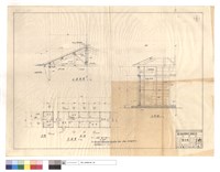 藏品(平面圖、A屋架,剖面圖)的圖片