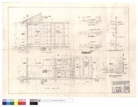藏品(A-A,B-B剖面圖、夾板天花,室內隔墻,外墻,盥洗台下設鐵柵平面詳圖、浴室三角衣架平面)的圖片