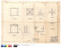 藏品(平面,屋頂平面圖、結構圖、門,窗、斷面圖、M1詳圖、M2平,側面圖)的圖片