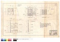 藏品(平,剖面圖、隔間,壁櫥門正面圖)的圖片