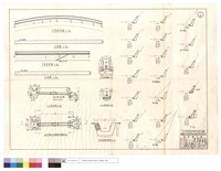 藏品(平面展開圖、正面圖、A-A~C-C剖面圖、压力管涵平面圖、双邊溝斷面積)的圖片