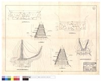 藏品(A~B剖面圖、120線附近下邊坡防砂埧平面圖)的圖片