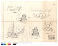 藏品(130線附近下邊坡防砂埧平面圖、A~B斷面圖)的圖片