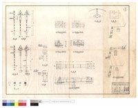藏品(左右彎路,雙轉彎路,側面圖、百公尺,公里碑、管涵進,出水口平,橫斷面圖、平,正面圖、管涵斷面圖、駁坎管涵斷面圖)的圖片