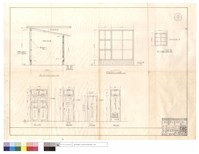 藏品(B-B剖面圖、門,窗詳圖、壁櫥拆移正立面圖)的圖片