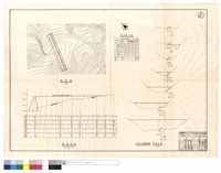 藏品(地形圖、縱斷面圖、淤砂量土方表、NO.1乙種擋土墻)的圖片