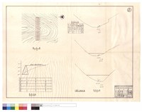 藏品(地形圖、縱斷面圖、淤砂量土方表、NO.2乙種擋土墻)的圖片