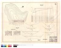 藏品(地形圖、淤砂量土方表、縱斷面圖、NO.3乙種擋土墻)的圖片