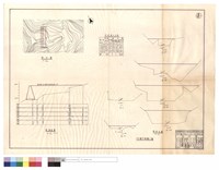 藏品(地形圖、縱斷面圖、淤砂量土方表、NO.8甲種擋土墻)的圖片