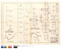 藏品(改線地段橫斷面圖,曲線表、地段改線平面圖、平面圖、駁坎及版涵正面圖、駁坎正面圖)的圖片