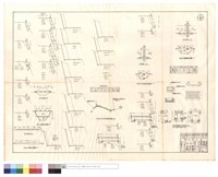 藏品(平面圖、駁坎正面圖、改線曲線表、地段改線平面圖、駁坎版涵正面圖、版涵詳細圖)的圖片