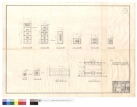 藏品(D1,D2、W1~W5、床舖平,A-A剖面)的圖片