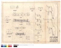 藏品(B-B,A-A斷面圖、護欄詳細圖、平,正面圖)的圖片