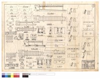 藏品(甲,乙,丙鋼筋、平,側,正面圖、甲1,2式蓋板鋼筋用量表、乙式A-A斷面,版涵,端墻斷面圖,版涵出水口正面圖、甲2式版涵A-A斷面,B-B斷面,出水口,版涵平面圖、甲1式A-A,B-B斷面,版涵平面,出水口正面,版墻斷面圖)的圖片
