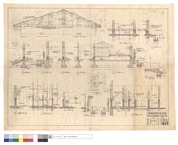 藏品(屋架、剖面圖)的圖片