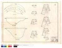 藏品(平面圖、右,左翼正面展開圖)的圖片