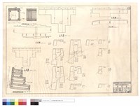 藏品(原木箱涵斷面示意圖、平,正面圖、原木駁坎標準斷面圖)的圖片