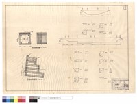 藏品(原木箱涵斷面示意圖、原木駁坎標準斷面圖)的圖片