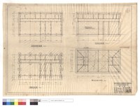 藏品(柱梁,鋼架結構平面圖、基礎,平頂平面圖)的圖片