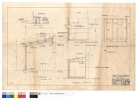 藏品(左側面圖、A-A剖面圖、PLAN、正面圖、屋頂結構平面圖)的圖片