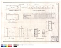 藏品(機料組值日室改建平面圖、2號倉庫平面圖、職工宿舍平面配置圖、整修內容表、D3,D1門及紗門)的圖片