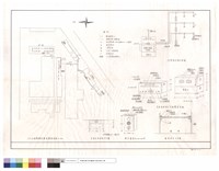 藏品(火災自動警報設備配電綐配置、差动式感知器外型圖、火災警報設備系統圖、交直流兩用火災報警受信机、綜合盤箱、電線架空示意圖)的圖片