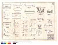 藏品(平,正面圖、進水口,水溝,引溝斷面圖、護欄詳細圖)的圖片