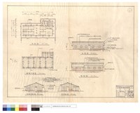藏品(平面圖、屋架平面圖、正,背,左,右側面圖)的圖片