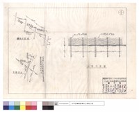 藏品(斷面示意圖、木樁釘法、正面示意圖)的圖片