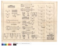 藏品(蓋版鋼筋用量表、甲,乙,丙鋼筋、蓋版鋼筋配置圖、C,B,A式版涵詳細,平面圖、C,B,A式R.C.版涵)的圖片
