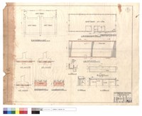 藏品(乾燥室地基填級配砂石平,剖面圖、C1F1、C2F2、C1'F1'、木工廠地基填級配砂石及地坪1:3漿粉光、木工廠天溝防水層平面圖、A-A剖面圖、磨刀池平面圖、甲-甲,乙-乙剖面)的圖片