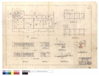 藏品(平,正,背,左,右側面圖、平頂,基礎平面圖、剖面圖、墻基剖面圖)的圖片