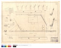藏品(護欄詳細圖、蓋板,水溝斷面圖、斷,平,正面圖、斷面詳細圖)的圖片