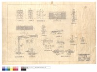藏品(門,窗,廁所隔間明細圖、窗剖面圖、B1WB2C1F1,C2F2,C3F3,WB1,CS1,CS2明細圖、Q5牆基,地坪水溝明細圖)的圖片