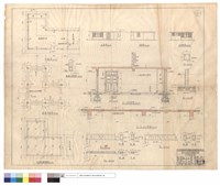 藏品(平,正,背,左,右側面圖、基礎,屋頂結構平面圖、地基过梁,A-A,S1S2CS1剖面、C1、F1、B1~B3)的圖片