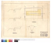 藏品(橫斷面圖、平面圖、排水溝橫斷面圖)的圖片