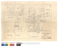 藏品(廁所立,丁-丁斷面,平面圖、濾水槽及貯水槽立面,詳細圖、無雙窗詳細、浴室櫥房丙-丙斷面圖)的圖片