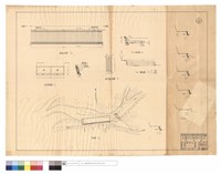 藏品(蛇籠,挑水籠平面圖、駁坎展開圖、平面圖、A-A,B-B斷面圖)的圖片