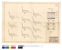 藏品(側面,縱斷面圖、正面圖)的圖片