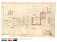 藏品(原有過濾水池平面圖、過濾水池增建後平面圖、蓋板平面圖、A-A剖面圖)的圖片
