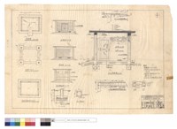 藏品(平,正,背,左右側面圖、基礎,屋面結構配置平面圖、F1,C1、S1CS4配筋剖面圖、A-A剖面圖、B1 BEAM)的圖片