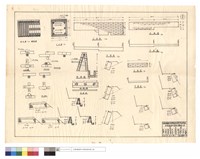 藏品(側面縱斷面圖、背面詳細圖、單支部份、正,平,斷面圖)的圖片