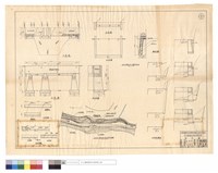 藏品(平,正,側面圖、S1,S2版詳細圖、34K+500附近地形及工程示意圖、斷面圖、34K+498橋出水口護坡詳細、引道挖土斷面)的圖片