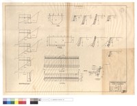 藏品(版橋涵洞加寬基礎及進水口挖土斷面、正,平面圖、A-A'斷面圖)的圖片