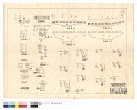 藏品(#110,0K+700,2K+800、蓋版鋼筋配置詳圖,用量表、正面圖、平面圖)的圖片