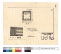藏品(正面圖、側面,縱斷面圖、箱涵斷面圖)的圖片