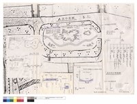 藏品(A區平面圖、魚池配管,各部結構圖、過濾池施工圖、瀑布及庭園燈配電圖)的圖片